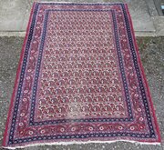 Meshed Doroksh Rug. 195cm X 142cm.