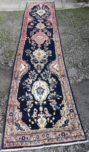 Sarouk Narrow Runner. 371cm X 90cm.