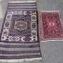 Two Rugs. 150cm X 85cm. 77cm X 58cm.