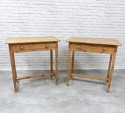 Pair Of Victorian Pine Side Tables