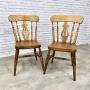 Pair of Windsor Lyreback Kitchen Chairs