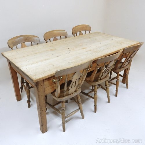 antique country kitchen table