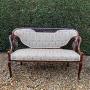 Edwardian Mahogany 2-seater sofa