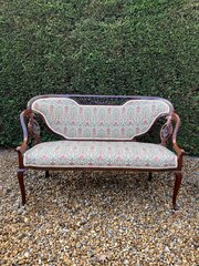 Edwardian Mahogany 2-seater Sofa