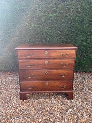 George III Mahogany Chest Of Drawers