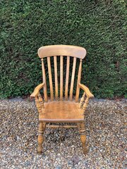 Victorian Elm And Beech Farmhouse Armchair