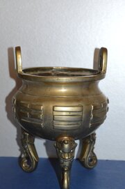 Fine Large Chinese Bronze Censer,c1880