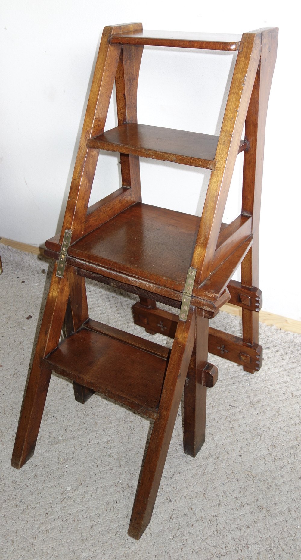 Victorian Metamorphic Library Chair Steps Antiques Atlas Victorian Metamorphic Library Chair Steps Antique
