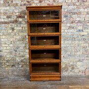 1910s Globe-Wernicke Oak Barrister’s Bookcase