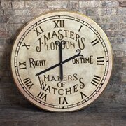 1920s Large Early 20th Century Painted Clock Face 