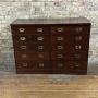 1920s Mahogany Workshop Bank of Drawers
