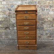 1920s Oak “Advance” Letter Filing Cabinet