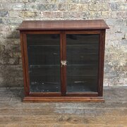 1920s Oak Countertop Display Cabinet