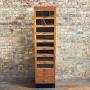1930s Dudley & Co Oak Haberdashery Display Cabinet