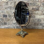 1950s Peerage Dressing Table Mirror On Onyx Base