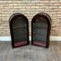 1970s Bow Top Display Cabinets