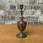 Antique Cast Brass Candlestick