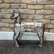 Antique Painted Wooden Toy Horse