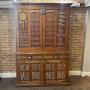 Early 20th Century Hand Painted Oak Cabinet