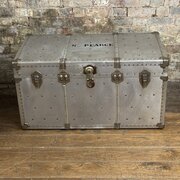 Industrial Riveted Aluminium Travel Trunk