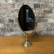 Mid 20th Century Peerage England Brass Mirror