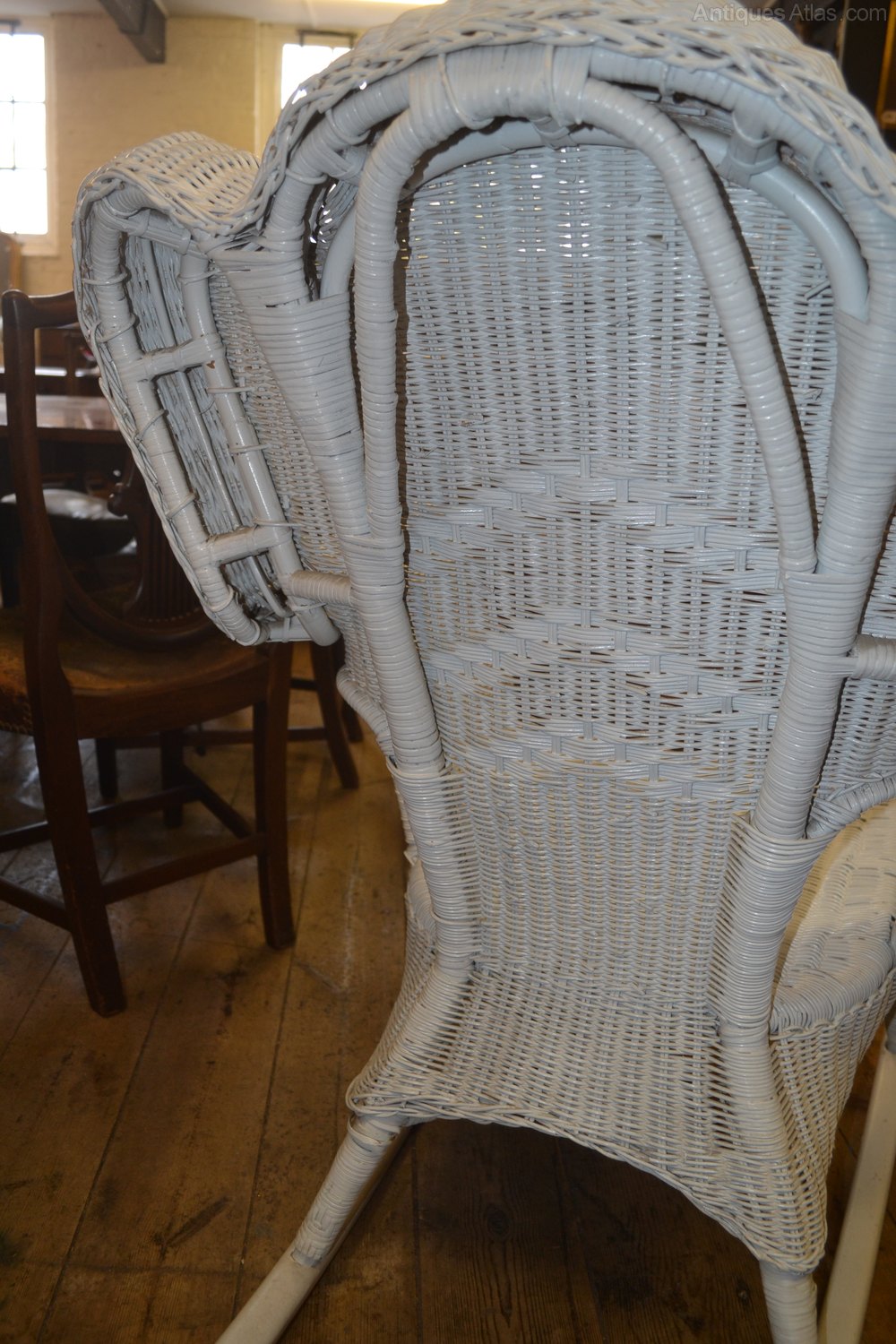 Antiques Atlas White Lloyd Loom Rocking Chair