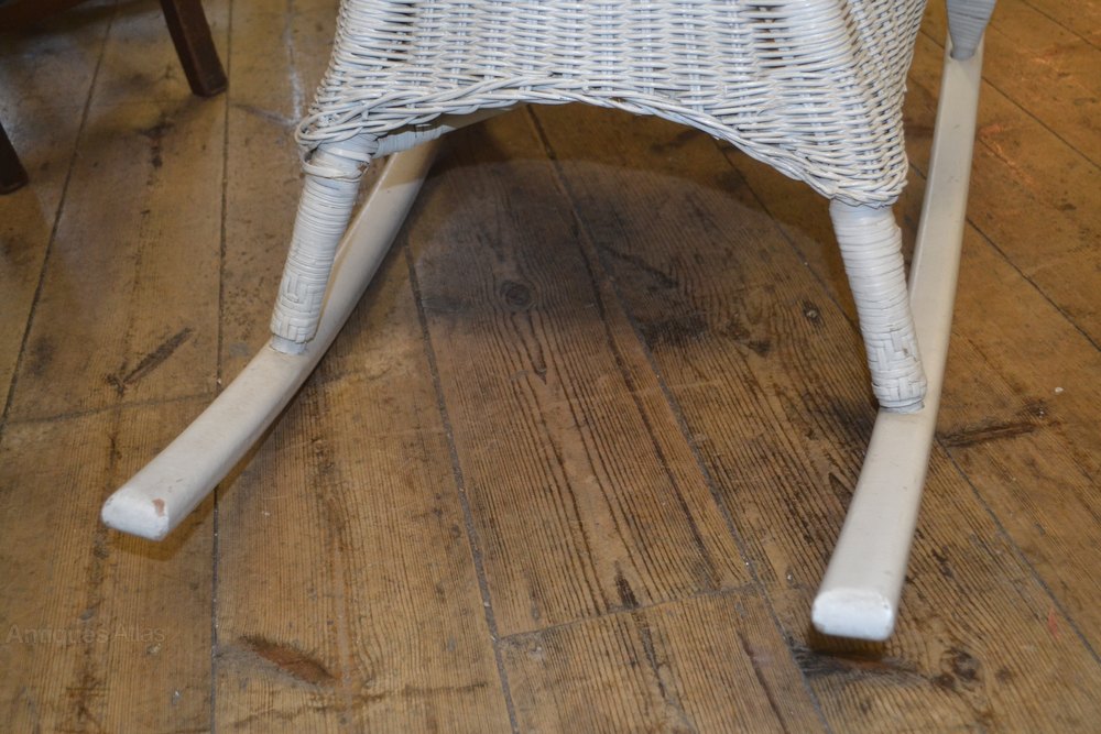Antiques Atlas White Lloyd Loom Rocking Chair
