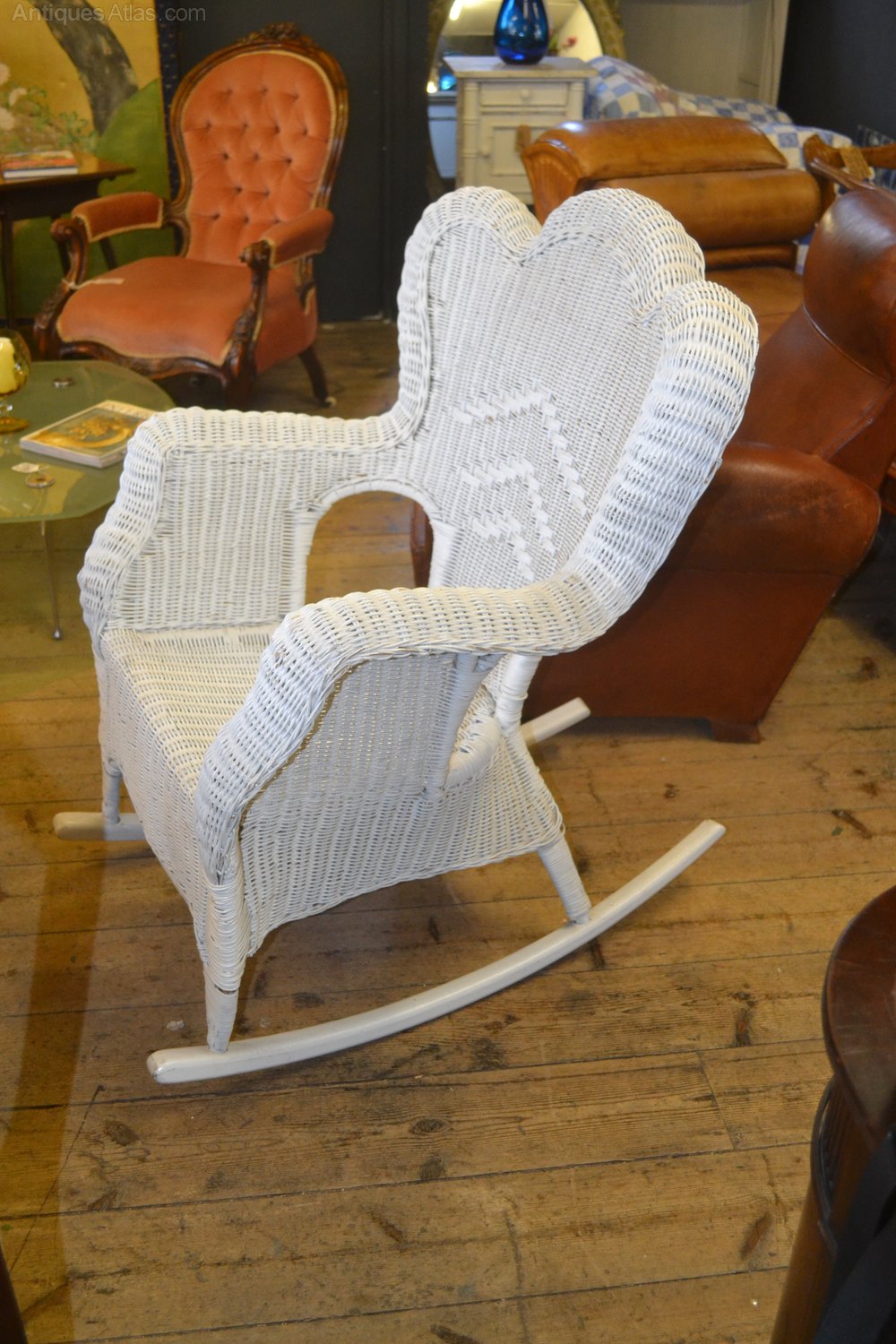 Antiques Atlas White Lloyd Loom Rocking Chair
