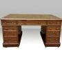 Fabulous Antique Mahogany Pedestal Desk 