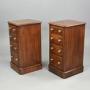 Pair Antique Bedside Chests,cabinets