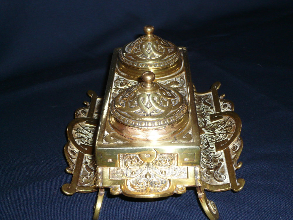 Antiques Atlas Brass Standish