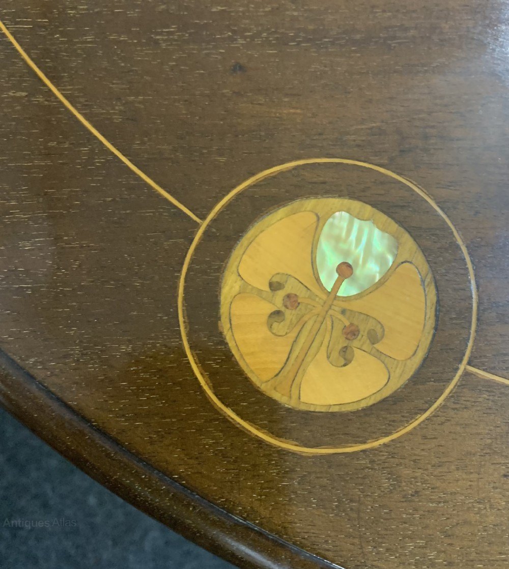 Montague Elwood Art Nouveau Mahogany Table Antiques Atlas