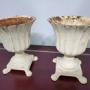 Pair of Small French Fluted Garden Planters, 19thC