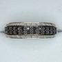 Vintage 0.5ct Black & White Diamond 9ct White Gold