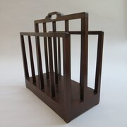 1930s Afrormosia Modernist Magazine Rack