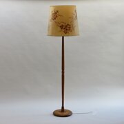 1950s Standard Lamp With Dried Flower Shade