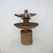 Large 1970s Pottery Sculpture Joan Brown Japan Style
