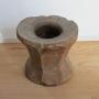 Large Mortar  Rustic stool