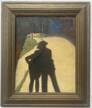 Chas Pears Oil Painting On Board  ‘Shadows’ C.1928