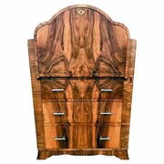 Art Deco Burl Walnut Cloud Shaped Writing Bureau 