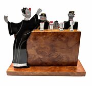 Art Deco Cocktail Stick Barware Set By Sudre