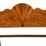 Art Deco double bed  Walnut double bed