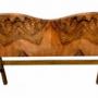 walnut double bed