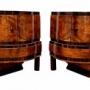 Art Deco Italian Pair of Matching Bedside Tables