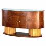 Art Deco Sideboard In Walnut & Sycamore By Hille