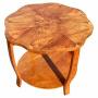 Art Deco Two Tier Figured Walnut Coffee Table