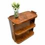 Art Deco Walnut Three Tier Drinks Trolley, c1930