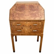 Art Deco Walnut Writing Desk Bureau