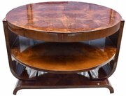 Spectacular Art Deco High End Walnut Table