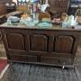 Antique English Oak Mule Chest